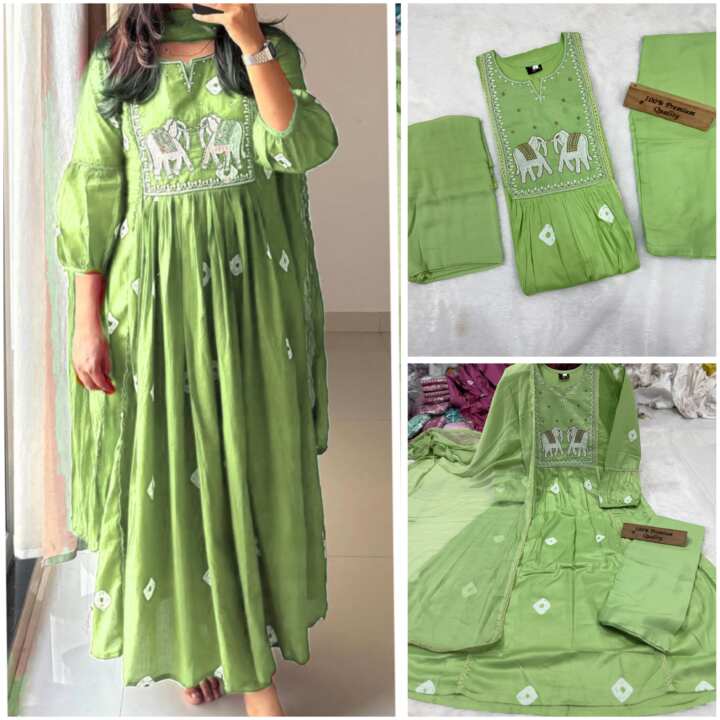 PURE RAYON COTTON KURTA SET - View 4