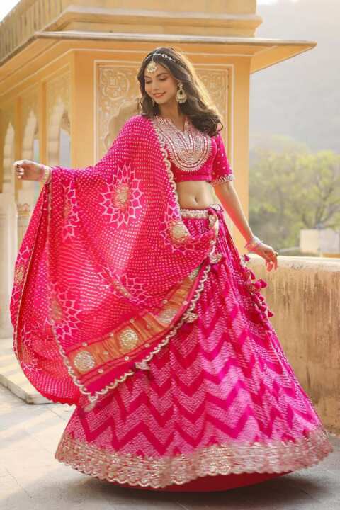 New Launching Embroidery Work Digital Print Lehenga Choli - View 3
