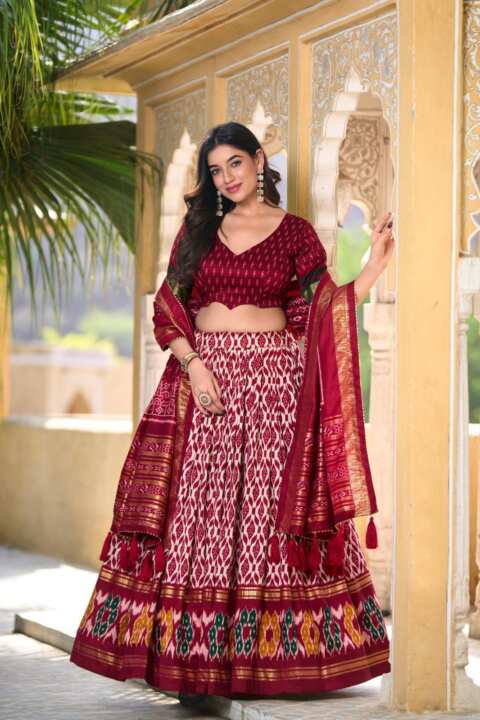 Lehenga,Blouse and Dupatta