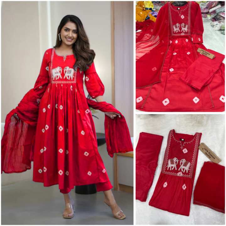 PURE RAYON COTTON KURTA SET - View 10