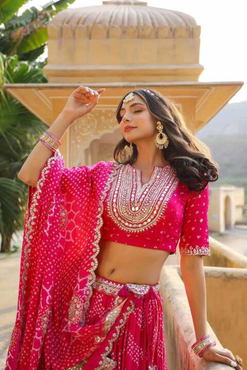 New Launching Embroidery Work Digital Print Lehenga Choli - View 2